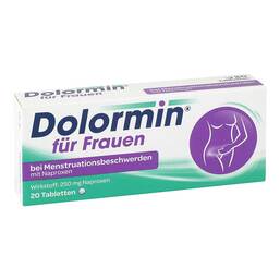 Abbildung: Dolormin für Frauen Tabletten Tabletten, 20 St PZN 02434091