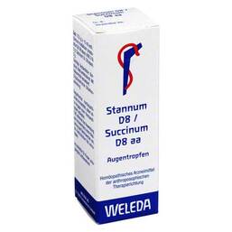 Abbildung: Stannum D 8 Succinum D 8 aa Augentropfen Augentropfen, 10 ml PZN 02448093