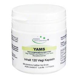 Abbildung: Yams Wurzel Kapseln Kapseln, 120 St PZN 02449017