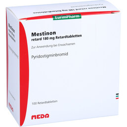 Abbildung: Mestinon retard 180 mg Retardtabletten 100 St, Retard-Tabletten PZN 02451942