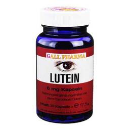 Abbildung: Lutein 6 mg Kapseln Kapseln, 30 St PZN 02454917
