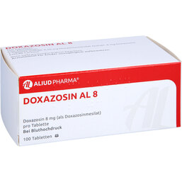 Abbildung: Doxazosin AL 8 Tabletten 100 St, Tabletten PZN 02457287