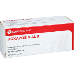 Abbildung: Doxazosin AL 8 Tabletten 50 St, Tabletten PZN 02457293