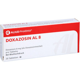 Abbildung: Doxazosin AL 8 Tabletten 20 St, Tabletten PZN 02457301