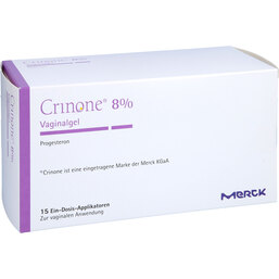 Abbildung: Crinone 8% Applikatoren Vagi 15 St, Vaginalgel PZN 02457844