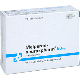 Abbildung: Melperon neuraxpharm 50 mg Filmtabletten 20 St, Filmtabletten PZN 02458269