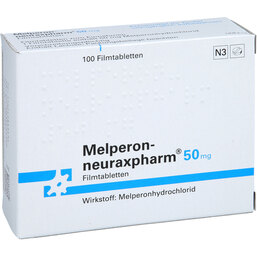 Abbildung: Melperon neuraxpharm 50 mg Filmtabletten 100 St, Filmtabletten PZN 02458335