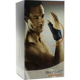 Abbildung: Rhizo-Hit Classic Daumenorthese Größe L schwarz 07605 Bandage, 1 St PZN 02461857