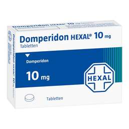 Abbildung: Domperidon Hexal 10 mg Tabletten 50 St, Tabletten PZN 02462101