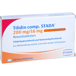 Abbildung: Tilidin comp. STADA 200 mg / 16 mg Retardtabletten 20 St, Retard-Tabletten PZN 02468954