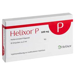 Abbildung: Helixor P® 100 mg Ampullen 8 St, Ampullen PZN 02469899