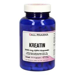 Abbildung: Kreatin GPH 500 mg Kapseln Kapseln, 120 St PZN 02469959