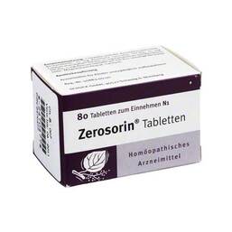 Abbildung: Zerosorin Tabletten 80 St, Tabletten PZN 02470477