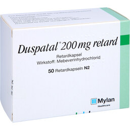 Abbildung: Duspatal 200 mg retard Kapseln 50 St, Retard-Kapseln PZN 02470595