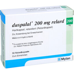 Abbildung: Duspatal 200 mg retard Kapseln 50 St, Retard-Kapseln PZN 02471502
