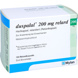 Abbildung: Duspatal 200 mg retard Kapseln 100 St, Retard-Kapseln PZN 02471548