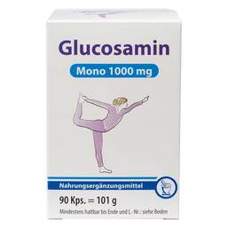 Abbildung: Glucosamin mono 1000 mg Kaps Kapseln, 90 St PZN 02474653
