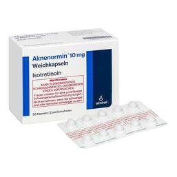 Abbildung: Aknenormin 10 mg Weichkapseln 50 St, Weichkapseln PZN 02481914