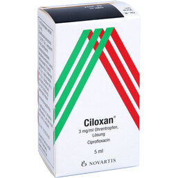 Abbildung: Ciloxan Ohrentropfen 5 ml, Ohrentropfen PZN 02483161