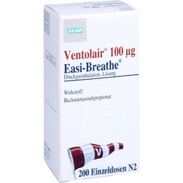 Abbildung: Ventolair 100 µg 200 Hub Easi Breathe Dos.-Aerosol 200 Sp 200 Sp, Dosieraerosol PZN 02484315