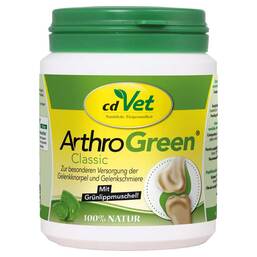 Abbildung: Arthrogreen Futterergänzung vet. (für Tiere) 70 g PZN 02486975
