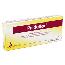 Abbildung: Paidoflor Kautabletten 20 St, Kautabletten PZN 02487325