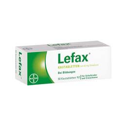 Abbildung: Lefax Kautabletten Kautabletten, 50 St PZN 02487928