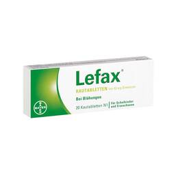 Abbildung: Lefax Kautabletten Kautabletten, 20 St PZN 02487940