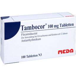 Abbildung: Tambocor Tabletten 100 St, Tabletten PZN 02489784