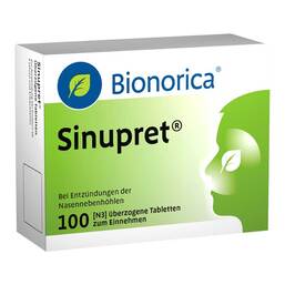 Abbildung: Sinupret überzogene Tabletten Überzogene Tabletten, 100 St PZN 02493308