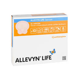 Abbildung: Allevyn Life Sacrum klein Verband 10 St, Verband PZN 02495000