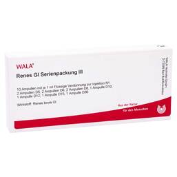 Abbildung: Renes GL Serienpackung 3 Ampullen Ampullen, 10X1 ml PZN 02497074