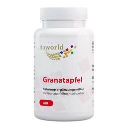 Abbildung: Granatapfel 500 mg Kapseln 60 St, Kapseln PZN 02497602