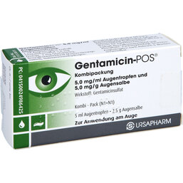 Abbildung: Gentamicin POS Kombipackung 1 St, Kombipackung PZN 02498642