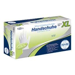 Abbildung: Handschuhe Einmal Vinyl puderfrei XL 100 St, Handschuhe PZN 02499541