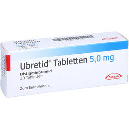 Abbildung: Ubretid Tabletten 20 St, Tabletten PZN 02499765