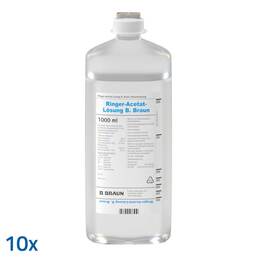 Abbildung: Ringer Acetat Infusionslösung Ecof 10X1000 ml, Infusionslösung PZN 02501025