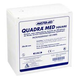 Abbildung: Quadra Med square 38x38 mm S 100 St, Pflaster PZN 02506620