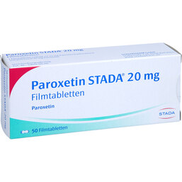 Abbildung: Paroxetin STADA 20 mg Filmtabletten 50 St, Filmtabletten PZN 02507476