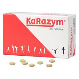 Abbildung: Karazym magensaftresistente Tabletten Tabletten magensaftresistent, 100 St PZN 02512129