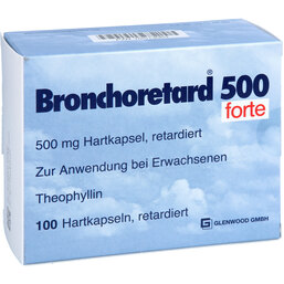 Abbildung: Bronchoretard 500 forte Retardkapseln 100 St, Retard-Kapseln PZN 02513063