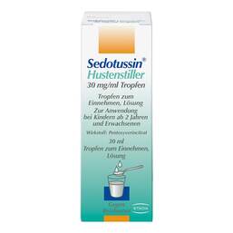 Abbildung: Sedotussin Hustenstiller Tropfen Tropfen zum Einnehmen, 30 ml PZN 02517204
