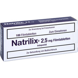 Abbildung: Natrilix Filmtabletten 100 St, Filmtabletten PZN 02520011
