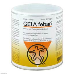 Abbildung: Gelafeban Pulver mit Gelatinehydrolysat Pulver, 250 g PZN 02528165
