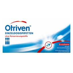 Abbildung: Otriven 0,1% Schnupfen Nasentropfen Einzeldosispipetten ohne Konservierungsstoffe Nasentropfen, 40X0.3 ml PZN 02528343