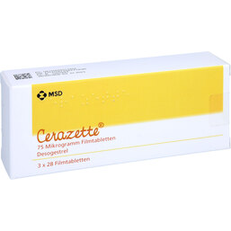 Abbildung: Cerazette Filmtabletten 3X28 St, Filmtabletten PZN 02531345