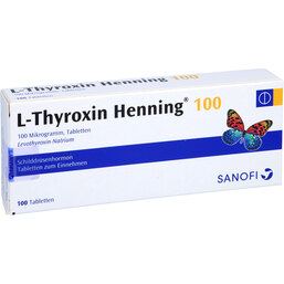 Abbildung: L-Thyroxin 100 Henning Tabletten 100 St, Tabletten PZN 02532770