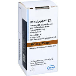 Abbildung: Madopar LT Tabletten 30 St, Tabletten PZN 02535113