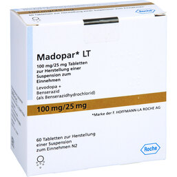 Abbildung: Madopar LT Tabletten 60 St, Tabletten PZN 02535136