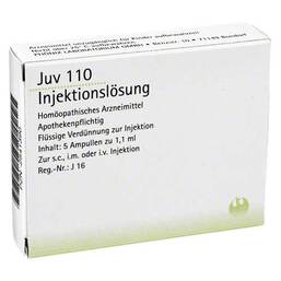 Abbildung: Juv 110 Ampullen Ampullen, 5X1.1 ml PZN 02541390